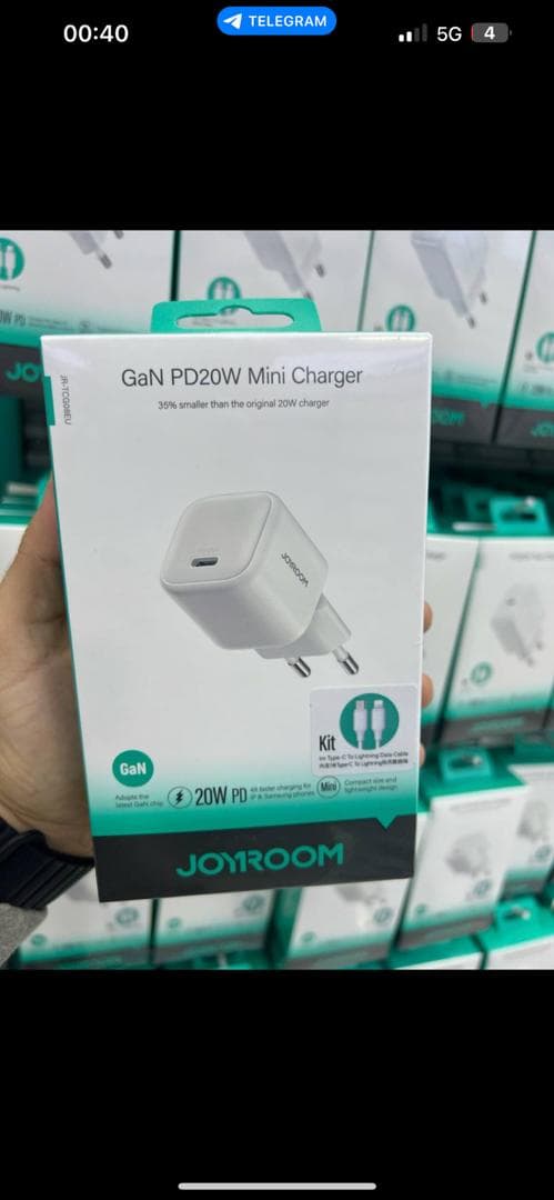Chargeur Joyroom GaN 20W Mini + Câble